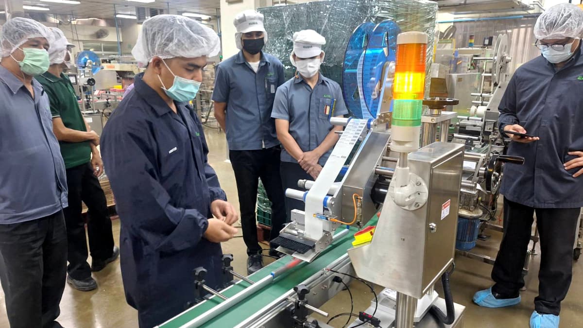 Portfolio Image 1 - Labeling Machine Training